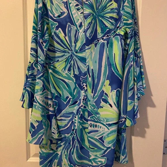 Lilly Pulitzer Silk Multicolor Dress size 8 - Picture 3 of 4